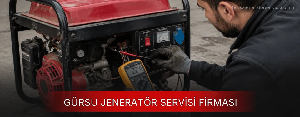 Gürsu Jeneratör Teknik Servisi